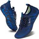 WateLves Water Shoes Mens Womens Barefoot Beach Swim Shoes Quick-Dry Aqua Socks Pool Shoes for Surf Yoga Water Aerobics, Size 43, Royal Blue