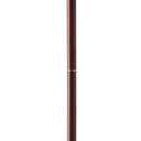Adesso Floor Lamp, Natural Oak & Off-White Fabric, 3-Way, 65.5”