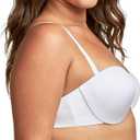 Maidenform Women's Full Coverage Strapless Underwire Bra (White, 34C)