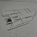 Gonfoam 3-Tier Expandable Shoe Rack,Adjustable Shoe Shelf Storage Organizer Heavy Duty Metal Free Standing Shoe Rack for Entryway Closet Doorway (White)