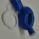Male Urinal Bottle 68 OZ Portable Urinals for Men 59" Long Hose with Lid (Blue)
