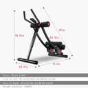 Fitlaya Fitness ab machine, ab workout equipment for home gym, Height Adjustable ab trainer, foldable fitness equipment, 
Maximum Weight Recommendation	440 pounds