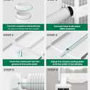 Upgraded Portable Air Conditioner Window Vent Kit, With 5.9 Exhaust Hose, 4 Slide Seal Plates, Universal Coupler, Adjustable AC Vent Kit Ducting Universal for Horizontal & Vertical Windows