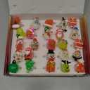 FLY2SKY Christmas Party Favors 25Pcs 3D LED Finger Lights for Kid & Adults Toys Light Up Rings Stocking Stuffers Party Favors Assorted Styles Gift Package No-Repeat Non-Candy Gift New Version