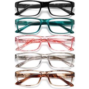 Gaoye Professional Reading Glasses for All Day - Computer Readers with Blue Light Protection - Value Pack (Dawn Stones)