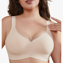 V Mesh Crossover Bras No Underwire Seamless Bralette Comfortable Full Coverage Supportive T Shirt Bras for Women Size XL