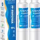 PUREPLUS DA29-00020B Replacement for Samsung RF28HMEDBSR, RF263BEAESR, HDX FMS-2, HAF-CIN/EXP, RF4287HARS, PL-200, RFG297HDRS, RF28HFEDBSR, DA97-08006A 469101 RWF0700A Refrigerator Water Filter, 2PACK