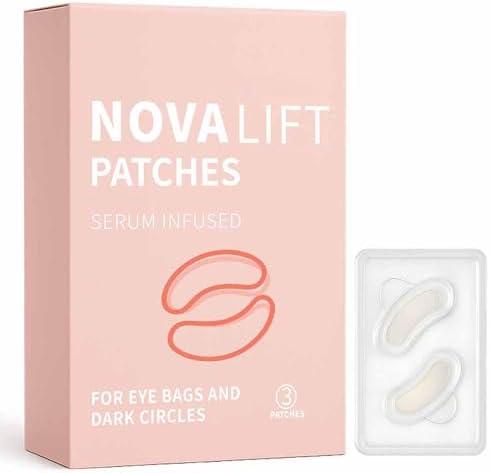 NOVALIFT Eye Patches – Under Eye Smile Line Patches (1BOX(2 Pairs))