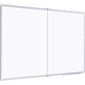 Magnetic Whiteboard Dry Erase, 48 x 36 inch Large White Board for Wall, Foldable Aluminum Frame Hanging Whiteboards for Home Classroom Office