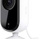 Arlo Essential Security Camera 2K | Indoor Only| 2nd Gen | Baby Monitor & Pet Camera | Wired Automated Privacy Shield, 2-Way Audio, Night Vision, Live Stream, Motion Alerts & Notifications White,1 Cam