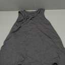 Langwyqu Womens' Crewneck Sleeveless Summer Casual Loose Fit Basic Shirts XL Grey