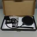 Podcast Equipment Bundle, BM-800 Condenser with Voice Changer, Recording Studio Package - Podcast Microphone Bundle for Laptop, Streaming/Live Broadcast/YouTube Recording (AM200-V8)