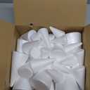 Yalumo 26 Pack Foam Cones for Crafts, 5 Size White Polystyrene Foam Tree Cones 8, 6, 4.3, 3, 2.4 Inch Tall for DIY Art Projects, Christmas Trees, Gnomes, Holiday Decorations, Wedding, Crafts Supplies