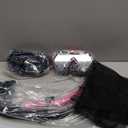 Snorkeling Gear for Adults, Dry-Top Snorkel Set Scuba Diving mask, Snorkel Mask, Panoramic Anti-Leak Anti-Fog Tempered Glass Lens, Swimming Training Snorkeling Packages (Black+Pink)