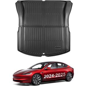 Trunk Mat for Tesla Model 3 2026, All Weather Durable TPE Trunk Protector,Waterproof Rear Cargo Liner for New Tesla Model 3 Highland Accessories 2024-2026