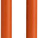 Biedermann & Sons Amber Orange Taper Candles 2 Pack, Unscented Dinner Candles, 10 Inch Tall 7/8 Inch Diameter, 10 Hour Burn Time, Dripless Paraffin Wax Candlestick Candles for Table Decor