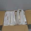 5-Tier Narrow Storage Cabinet Slim Bathroom Storage Cabinet with Movable Wheels Tall Bathroom Organizer Skinny Cabinet for Small SpacesBeige