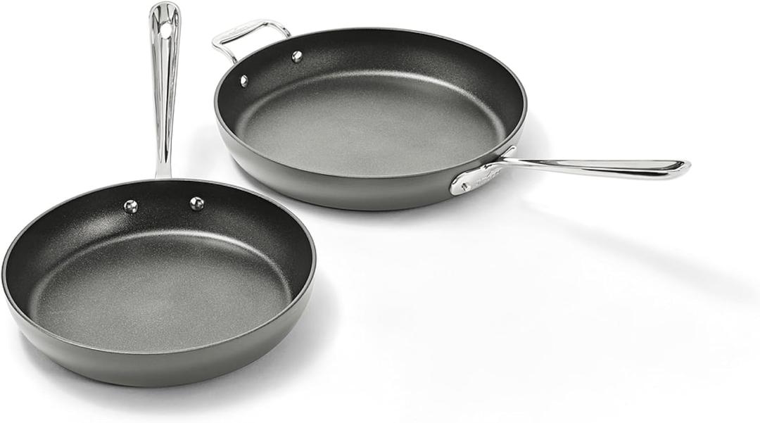 All-Clad E7859064 HA1 Hard Anodized Nonstick Fry Pan Cookware, 10 Inch Fry Pan, 1 Piece, Black