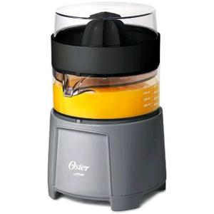 Oster Electric Citrus Juicer, High-Performance Silver 75 Watt Motor Electric Orange Juice Squeezer for Oranges, Lemons, and Limes