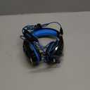 BENGOO G9000 Stereo Gaming Headset for PS4 PC Xbox One PS5 Controller, Noise Cancelling Over Ear Headphones with Mic, LED Light, 7.1 Surround Sound, Soft Memory Earmuffs for Nintendo Xbox Series X|S (Blue)