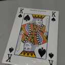 Jumbo Playing Cards, 8 x 11 Inches Giant Playing Cards for Family Game Night, Extra Large Casino Party Decoration for Adults