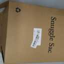 Snuggle Sac Soft Ribbed Throw Blanket for Couch, Microfiber Fluffy Knit Throws, Luxurious Fuzzy Blankets for Couch, Sofa, Travel, Grey, 50x60 inches