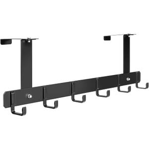 Amazon.com: Yinsiskyer Adjustable Over The Door Hooks, Premium Metal Hooks for Hanging, Heavy Duty Door/Wall Coat Hangers and Towel Door Hangers for Bathrooms, Cubicle Hook with 6 Hooks(2 Pack, Black) : Industrial & Scientific