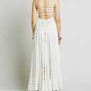 R.Vivimos Womens Summer Boho Sexy Backless Long Dresses (M)