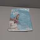 Artoid Mode Blue Rabbit Flower Wreath Happy Easter Spring Kitchen Towels Dish Towels, 18x26 Inch Farmhouse Summer Decoration Cleaning Set of 2