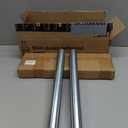 Set of 2 Durable Galvanized Steel Conveyor Rollers, each 16 in BF Length & 1.5 in Diameter | 1/4" Axle Diameter | Replacement Steel rollers for Roller Conveyor Systems, Roller Stands