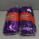 Purple Xmas Tree Skirt 36 Inch Sequins Christmas Tree Skirt Halloween Tree Skirts Velvet Xmas Tree Mat Unique Round Tree Collar Skirt Glitter Sequin Tree Cover for Christmas Halloween Party Decor, Pack 2