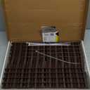 KOKMEYA Bird Spikes 4m Four Stage Tall Bird Spikes Deterrent, Plastic Anti Bird Spikes for Outside to Keep Birds Away Pigeon Spikes Bird Nest Preventer for Roof, Sill, Patio (Brown)