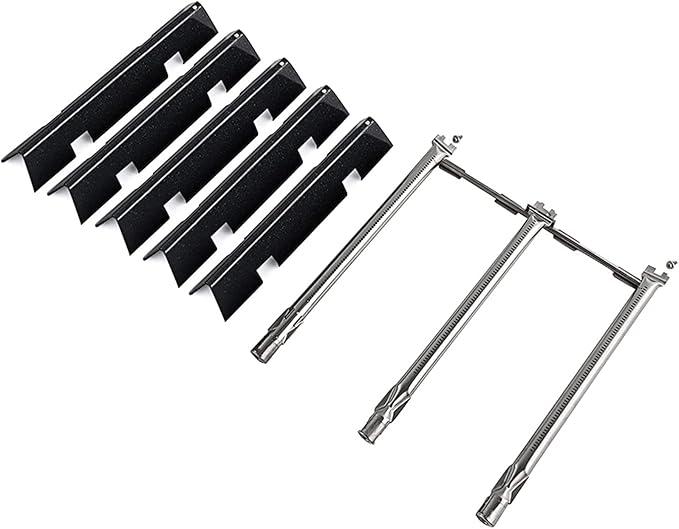 Grill Replacement Parts Kit for Weber GS4 Spirit II E310/S310, Fits 300 Series Grills, 67046 Flavorizer Bars and 69787 Grill Burner Tubes