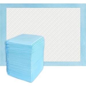 50 Count Super Absorbency Disposable Underpads, Leakproof Quick Drying Disposable Pads for Baby, Puppy and Adults, Disposable Changing Pads for Baby, Disposable Diaper Changing Pads, 17 x 13