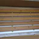 Gashell Wire Shelf Covers, Bamboo Wire Rack Covers for Pantry, Closet (5pcs, 34" W x 12" D)