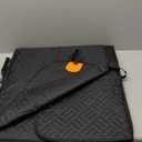 PROZAR Dog Car Seat Cover for Back Seat, Hard Bottom Back Seat Extender for Dogs - Supports 400lbs, Back Seat Pet Cover, Dog Hammock for Car SUV and Trucks