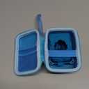 JCHPINE Hard Carrying Case and Silicone Cover for Bitzee Magicals Interactive Digital Pet, Accessories Case for Bitzee Magicals Virtual Electronic Pets (Blue)