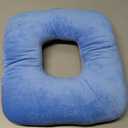 AOSSA Donut Pillow Seat Cushion for Tailbone Pain Bedsore Pressure Relief Pillow, Hemorrhoid Butt Pillow for Sitting, Medical Post Hip Surgery Cushion, Pregnancy, Pressure Sores Doughnut Pillow (Blue/Grey)