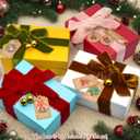 2 x 3 Yd x 1.5 Inch Vintage Frayed Edge Velvet Ribbon, Thick Ribbons with 10 Pcs Golden Bells & Pins & Ropes & Card, for Christmas Tree, Decor, Wreath, Ornaments, Gift Wrapping (Light Pink)