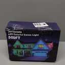 LITSOUL 500FT Permanent Outdoor Lights for House Waterproof, Smart RGB Eave LED Lighting with 16 Million Colors, IP67 Outdoor Strip Lights for Christmas Halloween Holiday Daily Decorations(500FT)