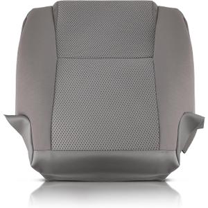 AUTOKAY Cloth Driver Bottom Seat Cover Gray Fits for Toyota Tacoma 2009-2015 - Manual, Gray