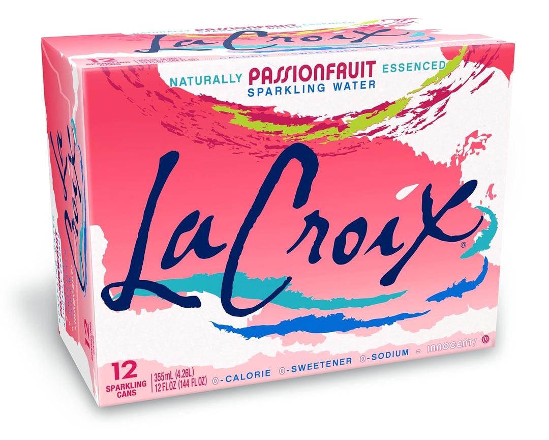 La Croix Sparkling Water, Passionfruit, 12 Fl Oz (pack of 12) (EXP 04/29/27)