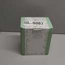 Bosmarlin Ceramic Travel Coffeel Mug with Handle and Lid, 18 oz, Portable Coffee Cup for Car Cup Holder, Microwave and Dishwasher Safe, Reactive Glaze (Light Grey Blue)