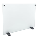 Pleasant Hearth 38-in Black Steel 1 -Panel Flat Fireplace Screen