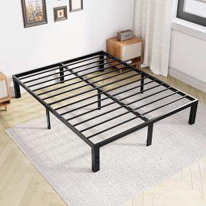 Sweetcrispy Queen Bed Frame, Metal Slat Platform Bed Frames,14 Inch, 700Lbs | Easy Assembly, Queen Size Heavy Duty Metal Platform, Storage Under Bed, No Box Spring Needed, 14 Inches