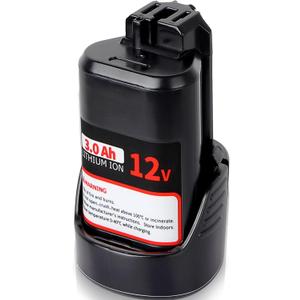 Upgrade3.0Ah Replace Battery for Bosch 12V Battery BAT414 Compatible with Bosch 12V max Lithium-Ion Tools and Chargers for Bosch 12 Volt Battery BAT420 GBA12V30 BAT411 BAT411A BAT412 BAT413