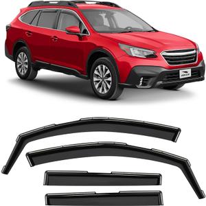 in-Channel Extra Durable Rain Guards for Subaru Outback 2020-2025, Window Deflectors, Vent Window Visors, 4 Pieces - 200673 (For Outback 20-25)