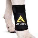Agon Dog Canine Front Leg Brace Paw Compression Wraps with Protects Wounds Brace Heals and Prevents Injuries and Sprains Helps with Loss of Stability Caused by Arthritis (Small/Medium)
