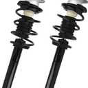 KUSATEC Front Pair Complete Struts Shock Absorber fit for 2006-2013 BMW 128i 135i 135is 325i 328i 330i 335d 335i 335is, 11374 11373 Struts with Coil Spring Assemblies