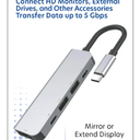 ZGEAR Five Port USB-C Video & Data Hub